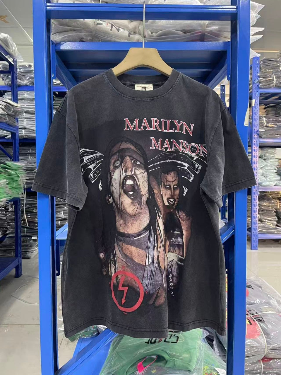 Vintage style washed summer wear T shirt