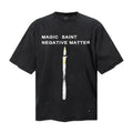 Saint Michael T Shirts Top Two-line Capital Text Dark Mystical Aesthetic Motif