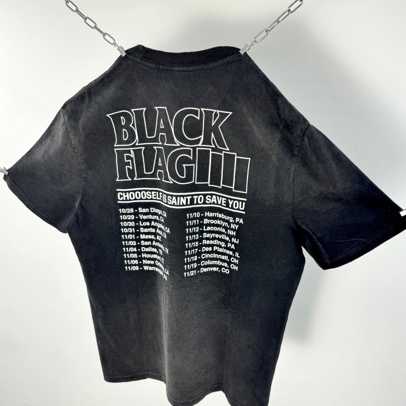 Unisex Vintage T Shirts Black Flag" Short-Sleeve T-Shirt — featuring airbrushed graphics, hand-distressed detailing, and a vintage-style washed finish. Crafted from custom heavyweight, brushed fabric with a premium feel, and printed using high-qualit