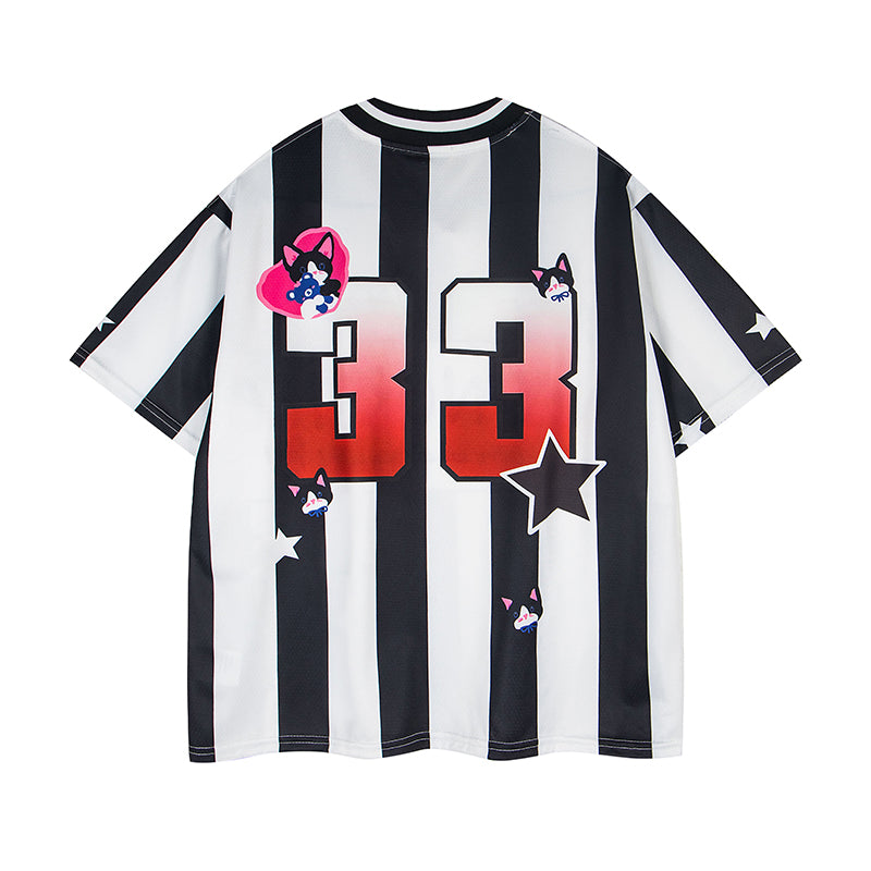 Unisex vintage T-shirt Polo shirt with a stand-up collar