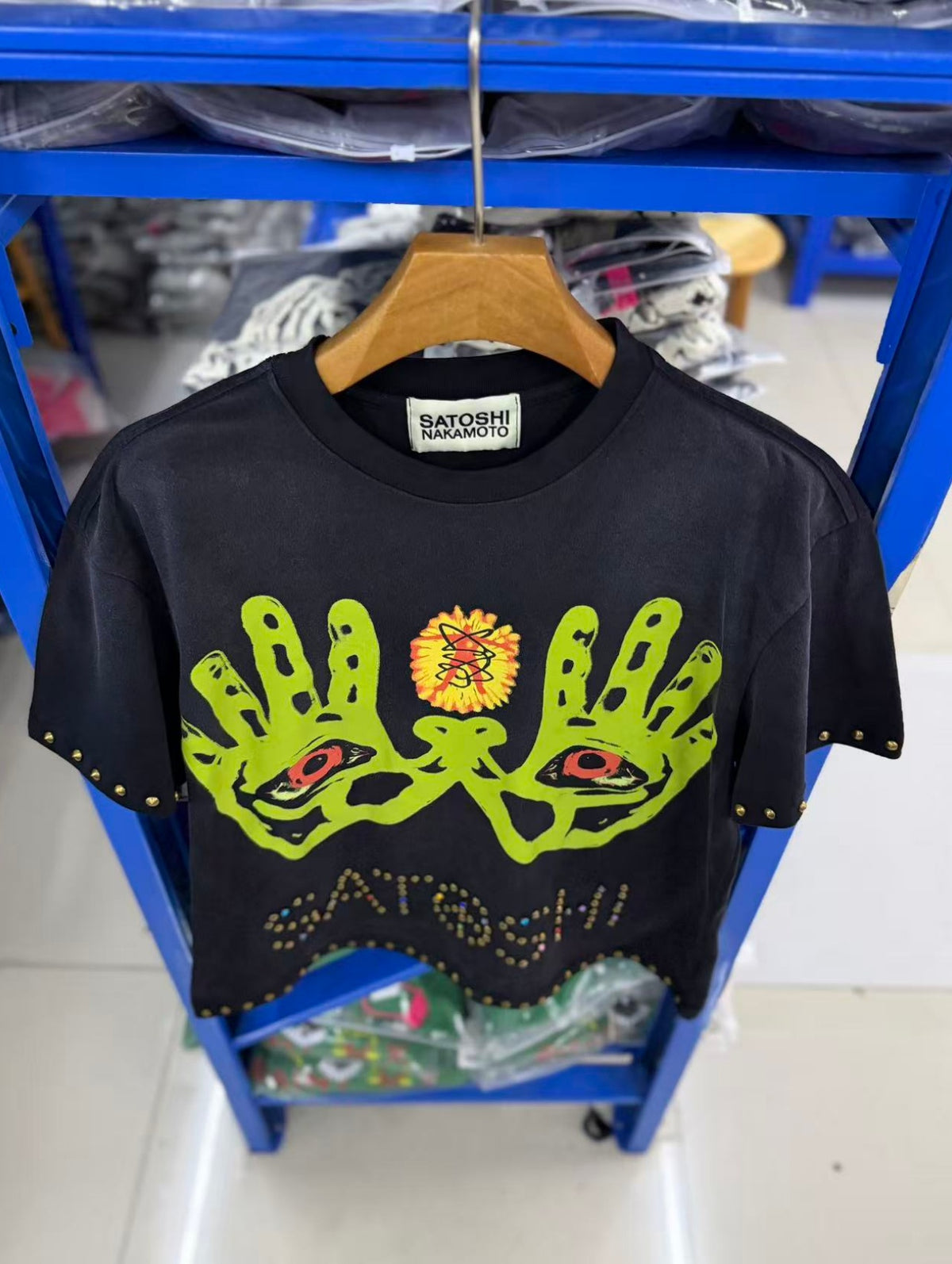 Satoshi Nakamoto t shirt High-quality heavyweight streetwear with a vintage, distressed aesthetic.