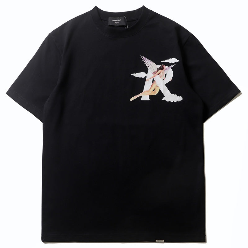 Mens T-shirt Vintage REPRESENT Angel Print