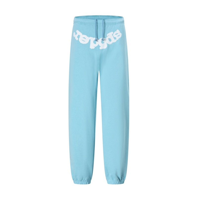 Spiderweb sweatpants High-quality pure cotton for autumn and winter Camouflage