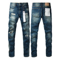 Purple brand Jeans High-quality pure cotton streetwear trousers Hole