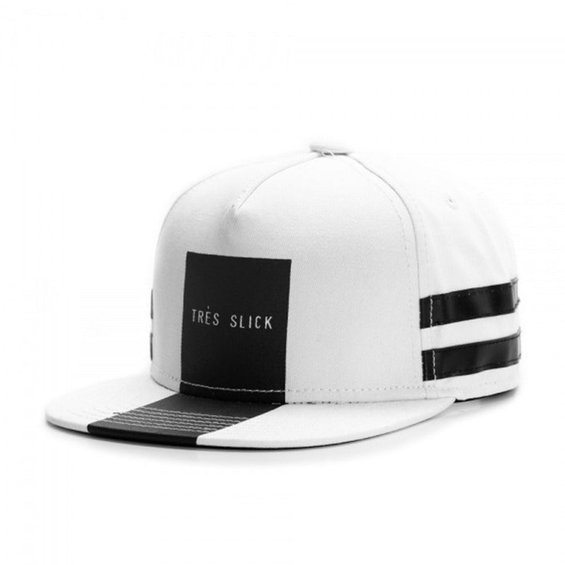 Trendy flat brimmed snapback hatsbreathable sunshade