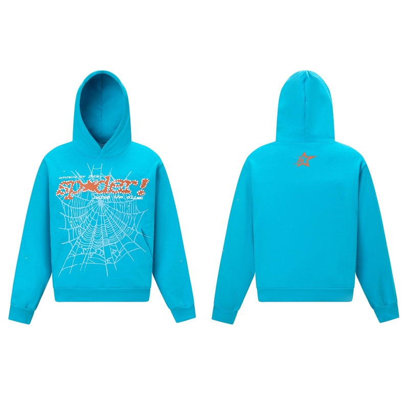Spiderweb hoodie High-quality pure cotton for autumn and winter