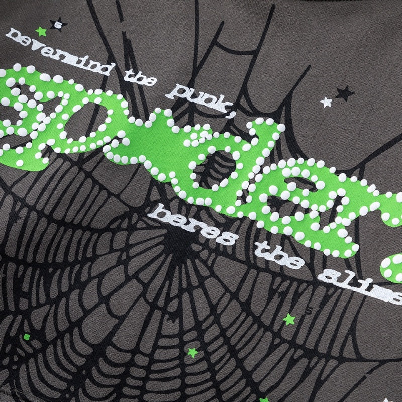 Spiderweb hoodie High-quality pure cotton for autumn and winter
