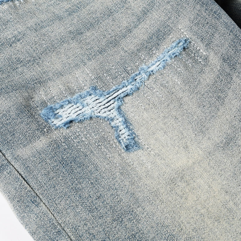 Purple brand Jeans High-quality pure cotton streetwear trousers line
