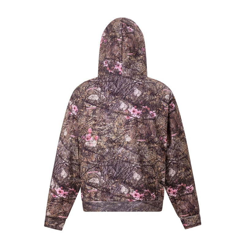 Spiderweb hoodie High-quality pure cotton for autumn and winter Camouflage