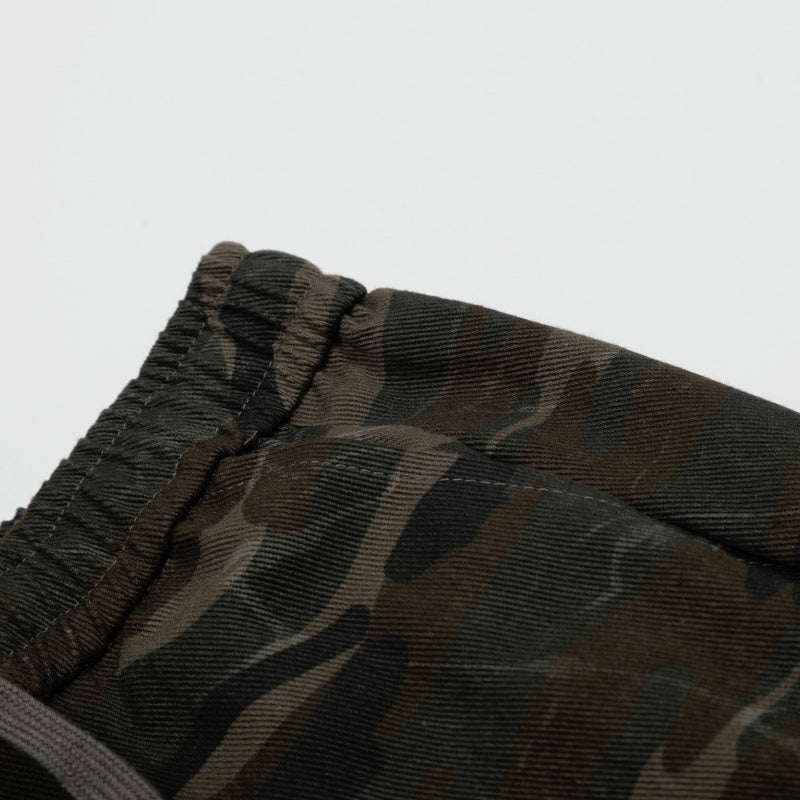 American-style streetwear harem pants Vintage Camo Letter Print Flared Trousers