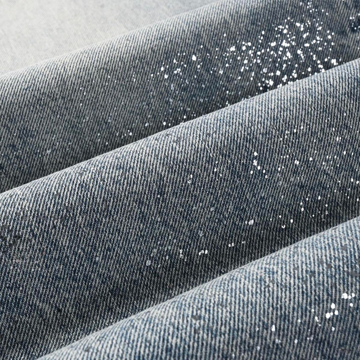 purple brand jeans Rhinestones #101