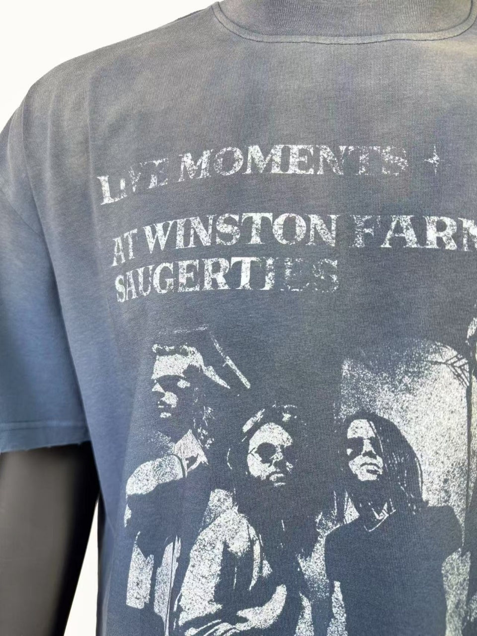 Vintage style washed summer wear T shirt