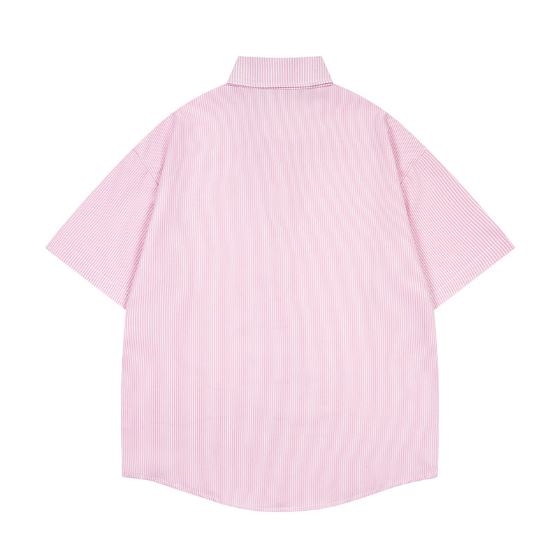 Unisex vintage T-shirt Polo shirt with a stand-up collar