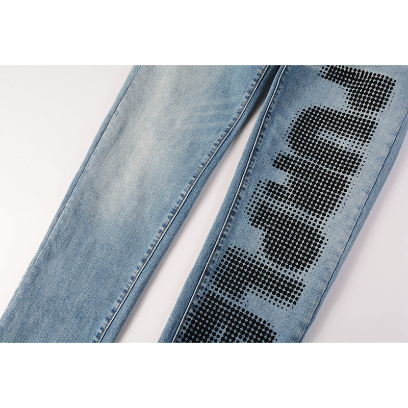 purple brand jeans Pure Cotton High Street Trend