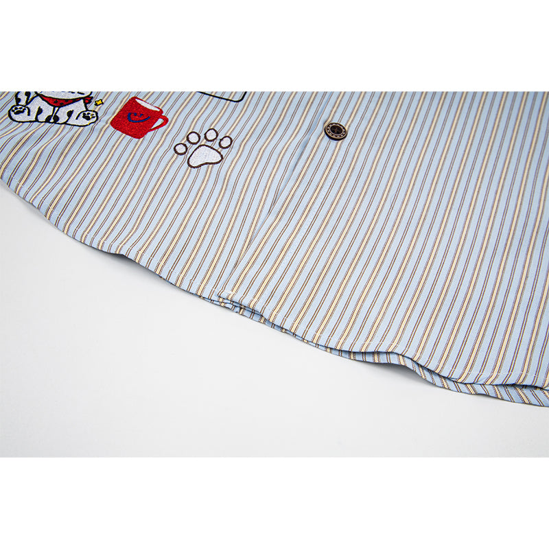 Unisex vintage T-shirt Polo shirt with a stand-up collar