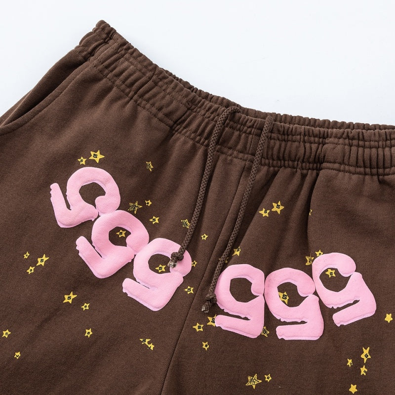 Spiderweb hoodie & sweatpants 2 piece set High-quality pure cotton for autumn and winter