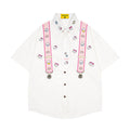 Unisex vintage T-shirt Polo shirt with a stand-up collar