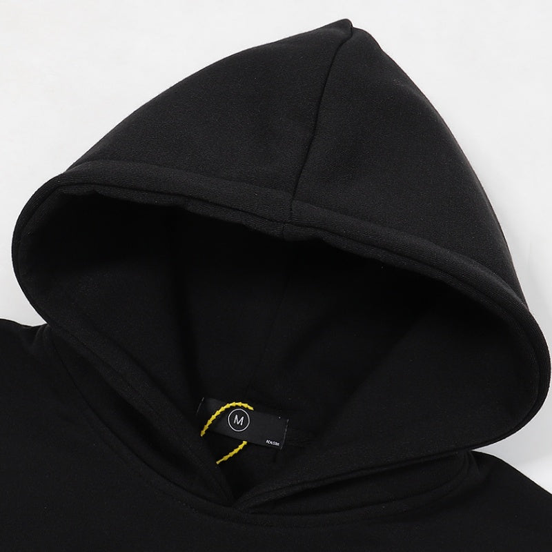 RHUDE Hoodie Vintage Biker‑Style