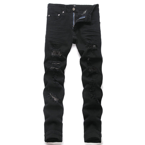 AMIRI Jeans High-quality distressed pure cotton