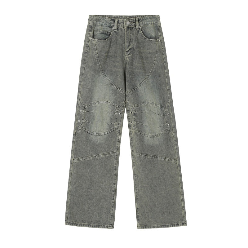American-style streetwear harem pants Relaxed straight loose streetwear cut