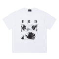 ERD T Shirts Two-Sided Monochrome Art Pattern Casual Shirt