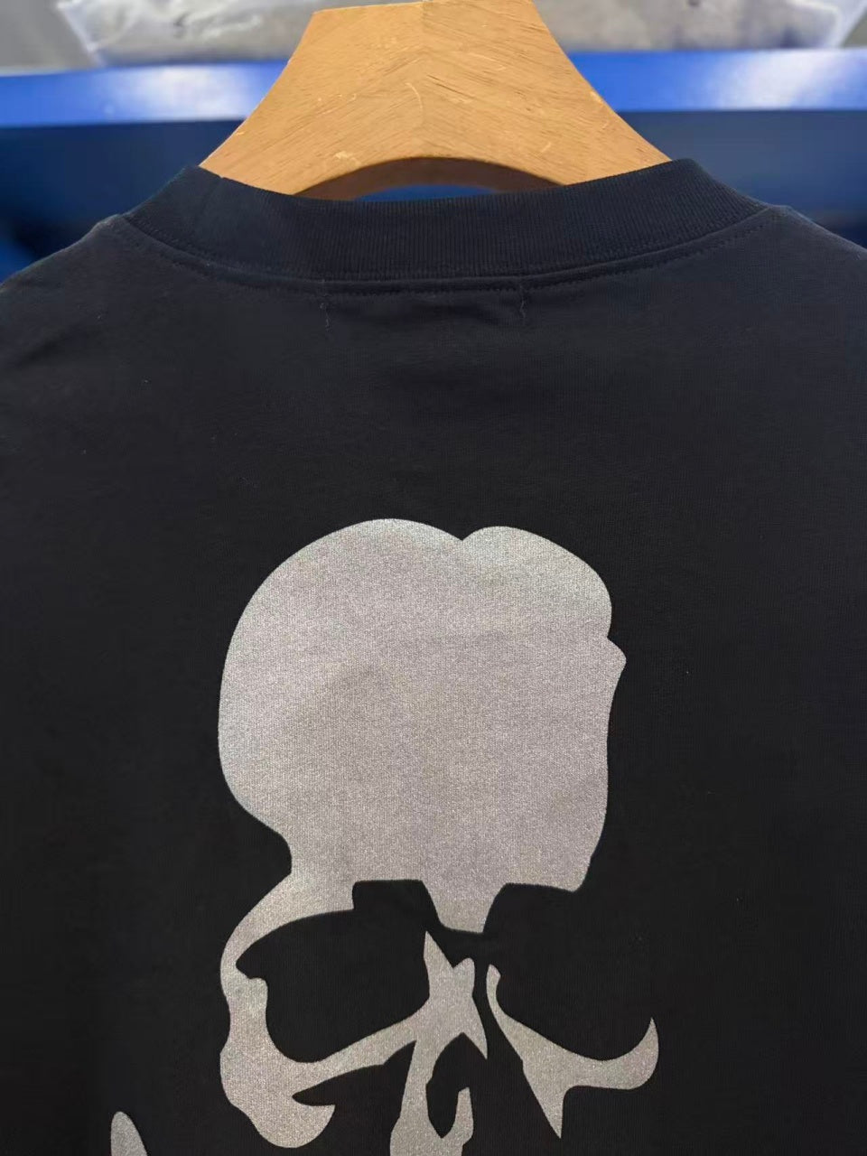 Vintage style washed summer wear T shirt Skull