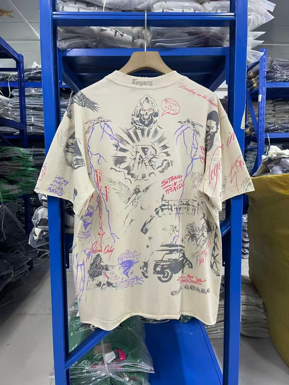 Vintage style washed summer wear T shirt
