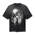Saint Michael T Shirts Shades-Wearing Male Portrait & Urban Street Sign Background Central Front Print Design