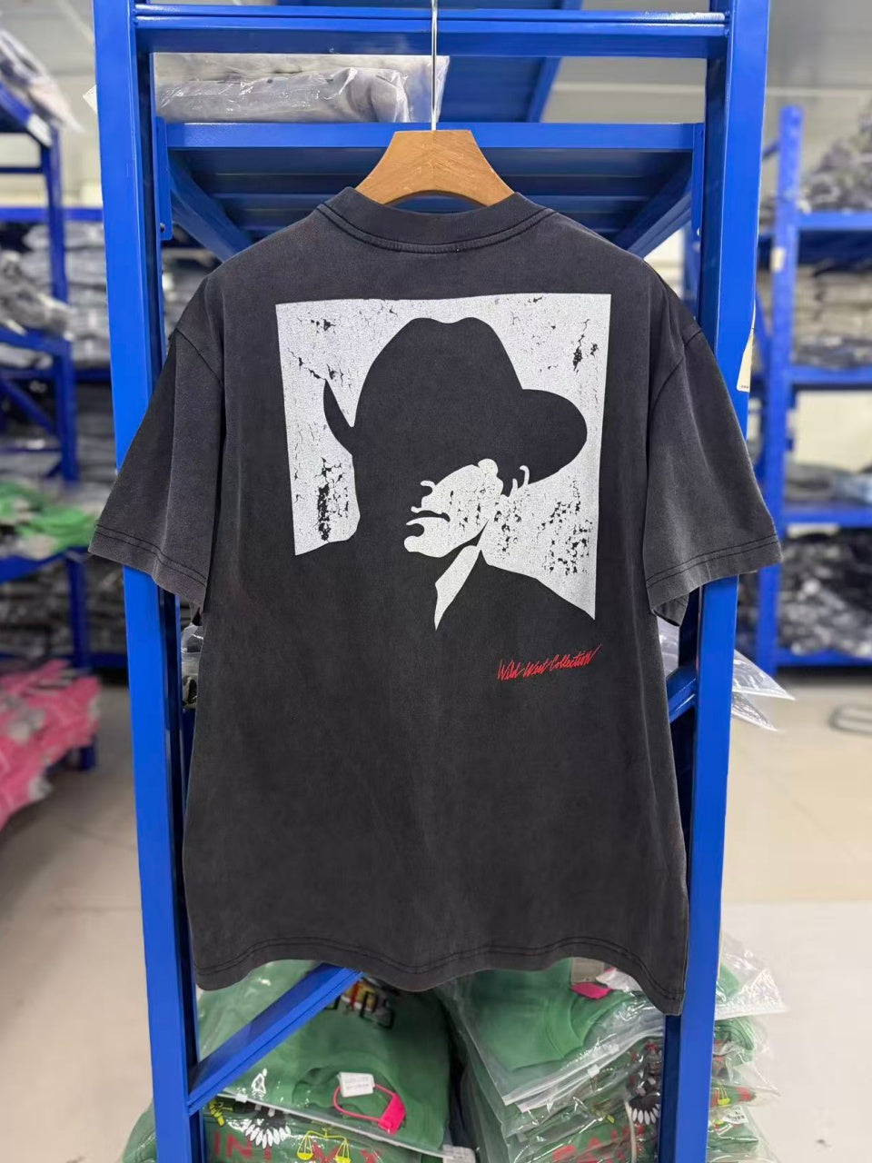 Vintage style washed summer wear T shirt Portrait
