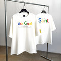 Unisex Vintage T Shirts Saint x CPFM x Choooself three-way collaboration: "Be Your Own Saint" limited edition. Features authentic-spec, heavy-duty 320g fabric (retaining its weight after washing) and vintage-style single-stitch construction with hem-
