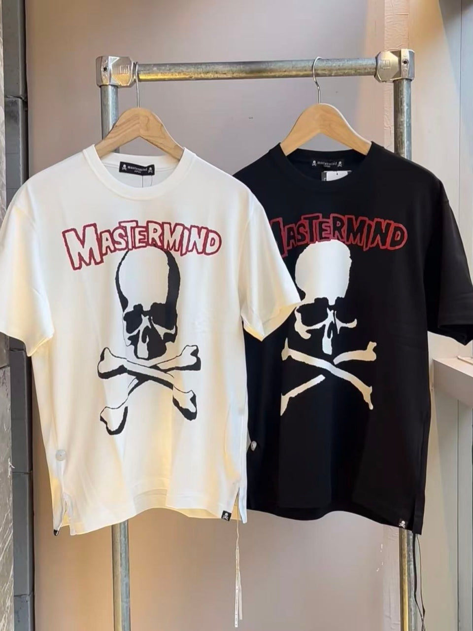 Vintage style washed summer wear T shirt Skull