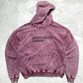 Unisex Vintage Hoodie  Hand-distressed craftsmanship; Asute enzyme-wash finish for a natural, faded look.