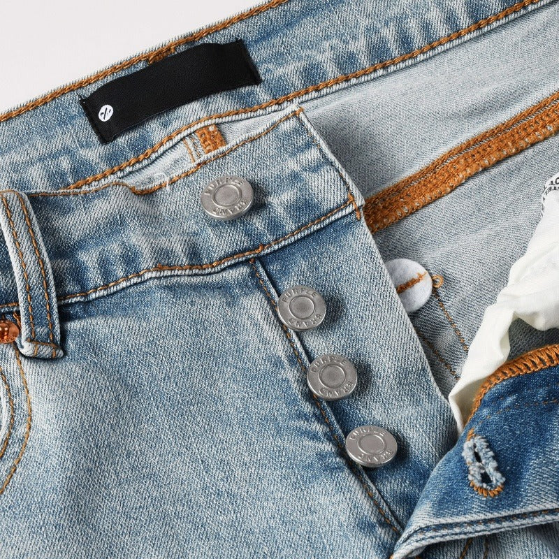 Purple brand Jeans High-quality pure cotton streetwear trousers line
