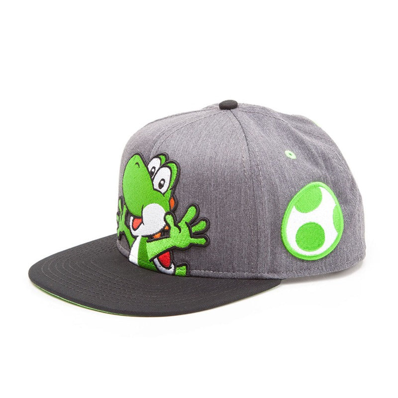 Trendy flat brimmed snapback hatscartoon men and women neutral