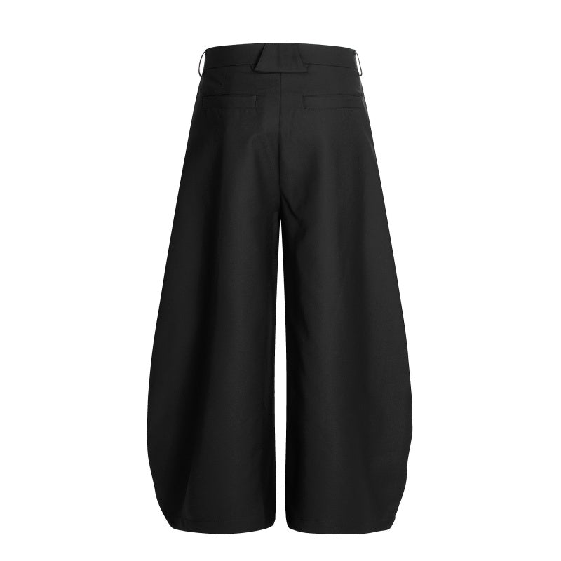 American-style streetwear harem pants Minimal Tailored Baggy Wide Cut Pants