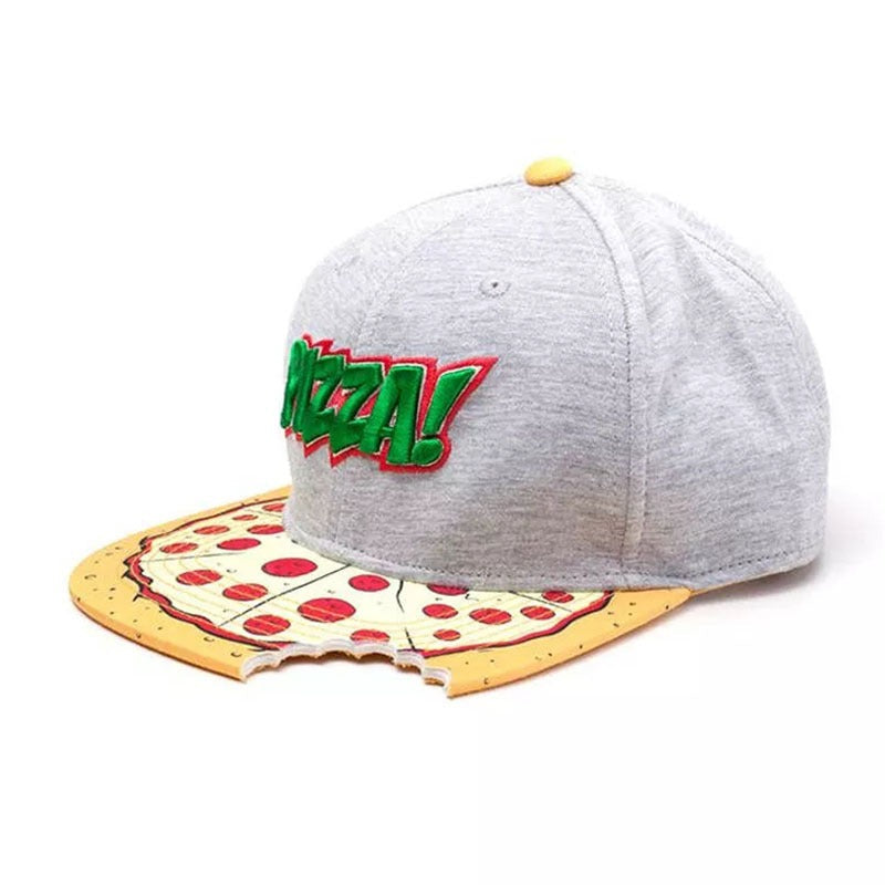 Trendy flat brimmed snapback hatscartoon sunshade