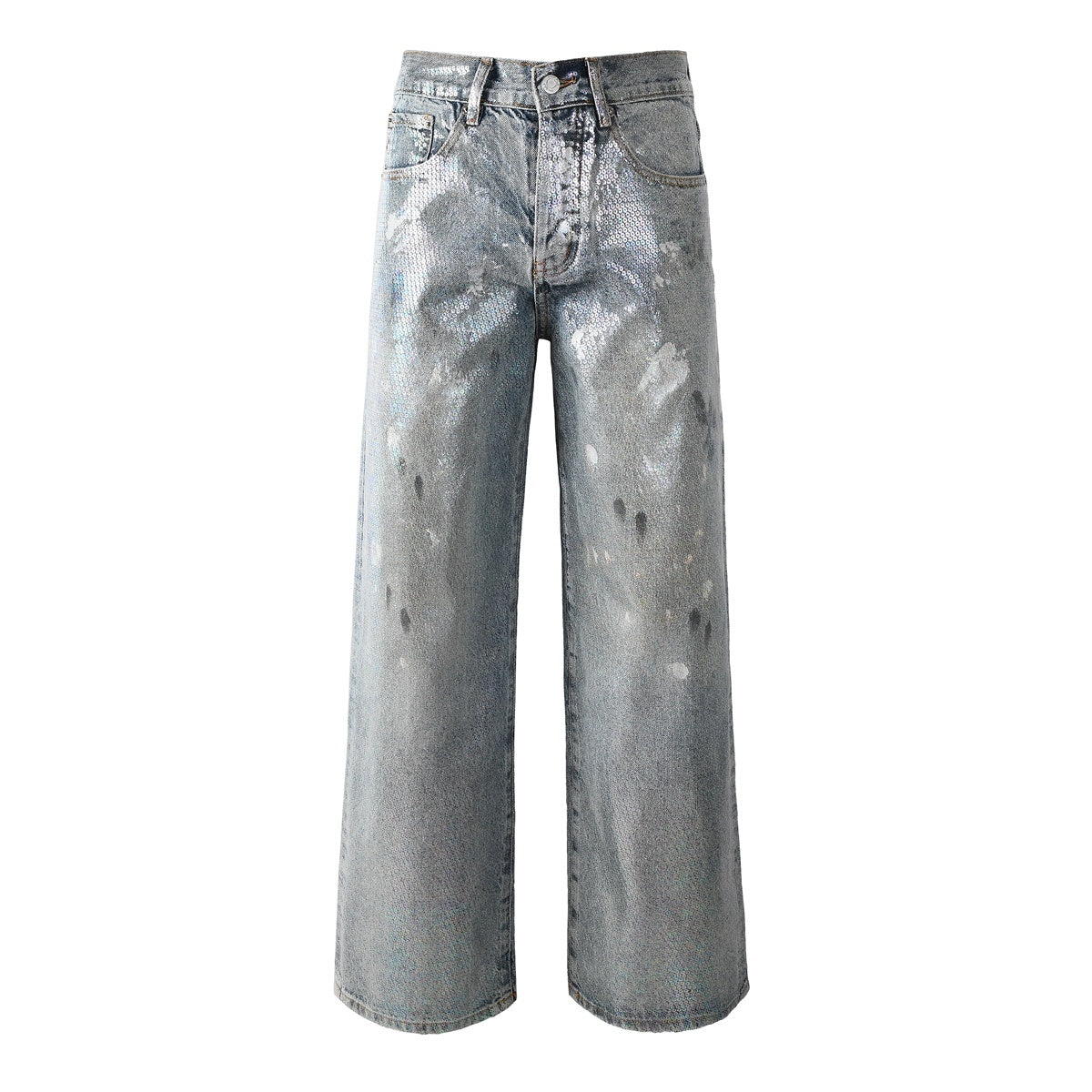 purple brand jeans Rhinestones #108