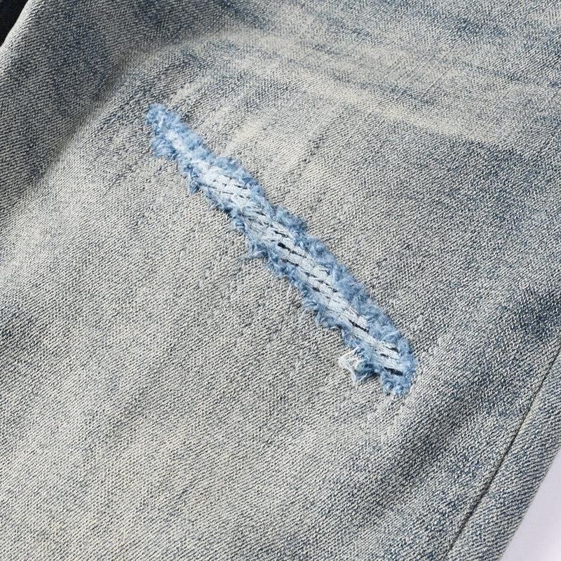 Purple brand Jeans High-quality pure cotton streetwear trousers line