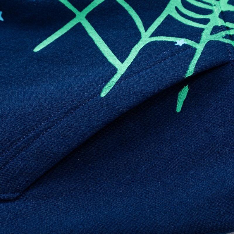 Spiderweb hoodie High-quality pure cotton for autumn and winter