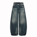 American-style streetwear harem pants Vintage Fade Baggy Balloon Jeans