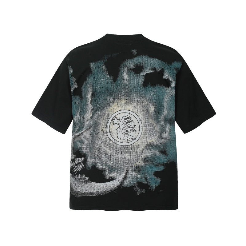 Vintage-style American T-shirt Grunge Fiend Head Rock Motif