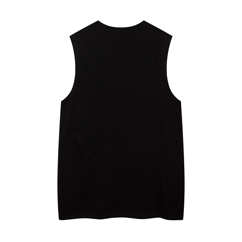 Unisex vintage camisole Stylish letter print