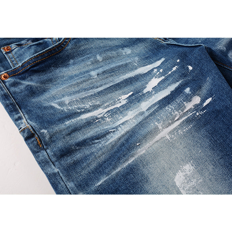 purple brand jeans Pure Cotton High Street Trend