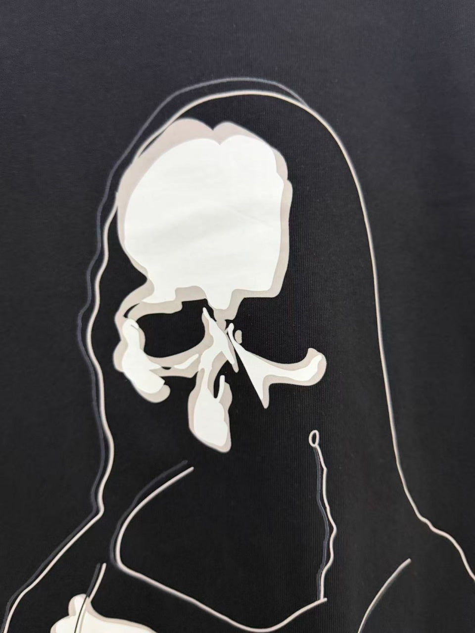 Vintage style washed summer wear T shirt Skull