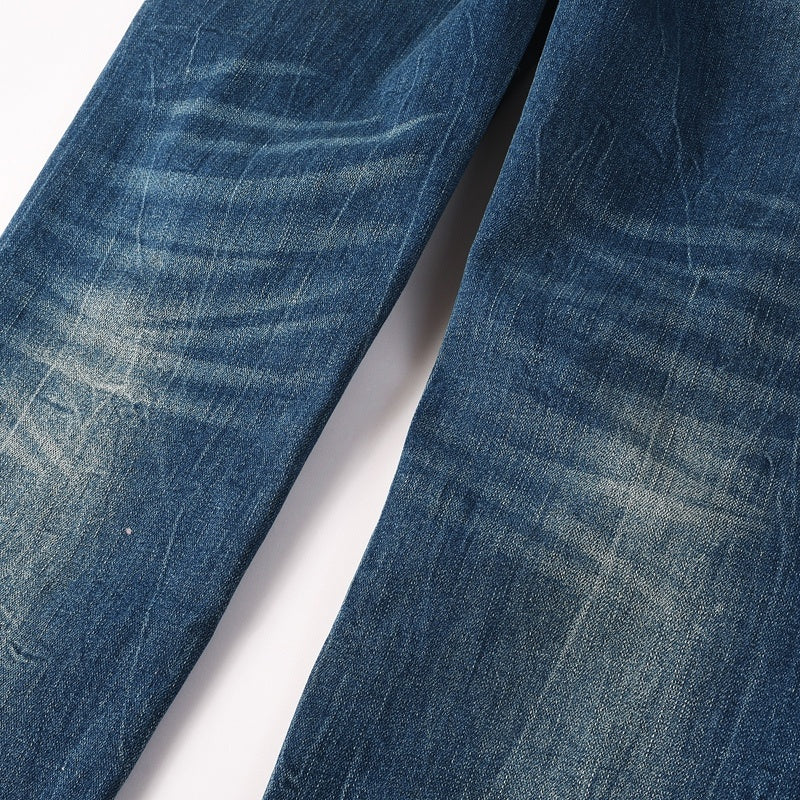 Purple brand Jeans High-quality pure cotton streetwear trousers Hole