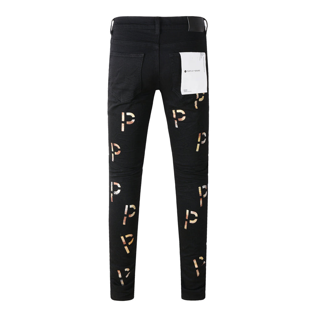 purple brand jeans Pure Cotton High Street Trend