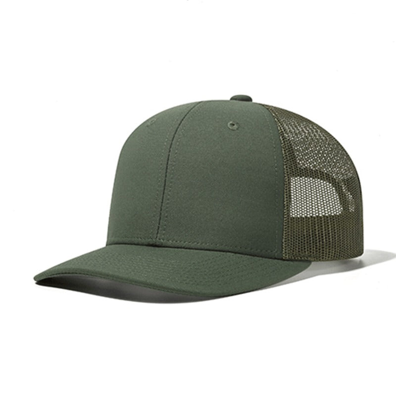 Trendy flat brimmed snapback hatssunshade net hat