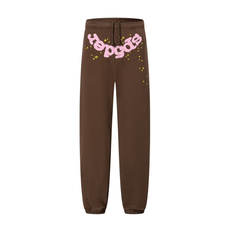 Spiderweb sweatpants High-quality pure cotton for autumn and winter