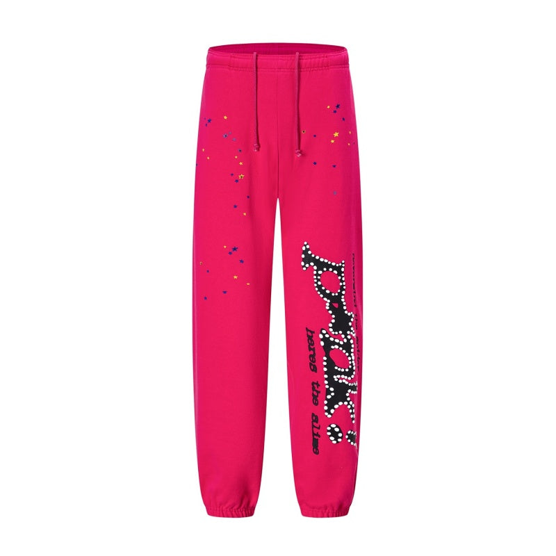 Spiderweb sweatpants High-quality pure cotton for autumn and winter