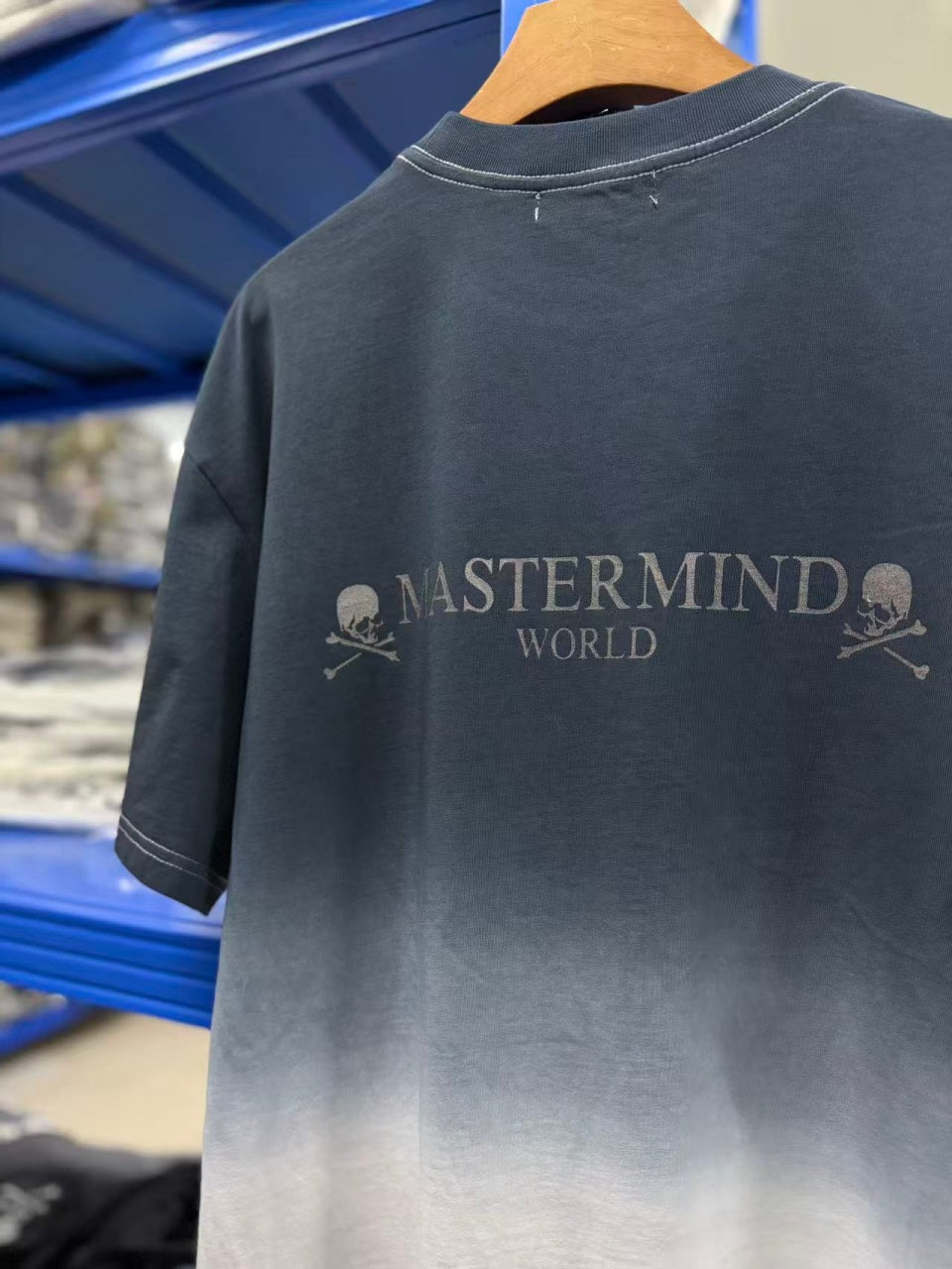 Vintage style washed summer wear T shirt Gradient color